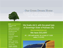 Tablet Screenshot of ourgreenbuild.com